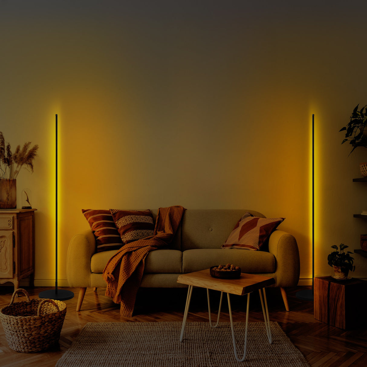 Vloerlampen - Vloerlamp Zwart Metaal Sylvan - Dimehouse