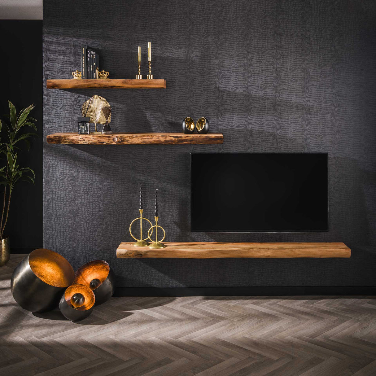 Wandplanken - Wandplank Youri 200 cm - Dimehouse