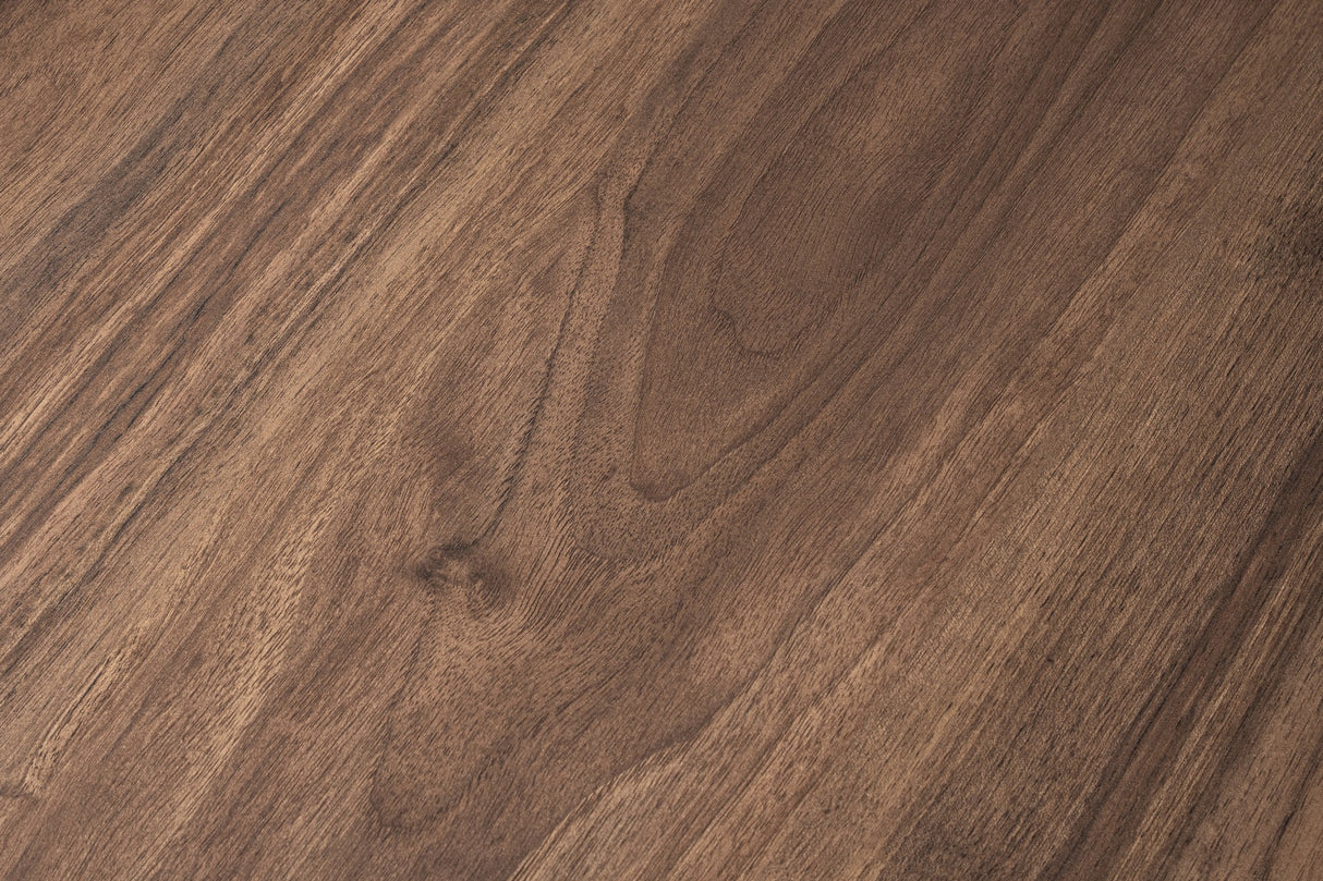 Salontafels - Salontafel Rond 85 cm Naturel Walnoot Melamine Orin - Dimehouse