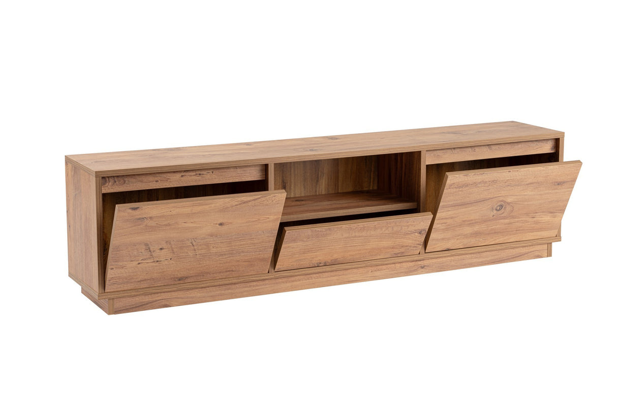 TV Meubels - TV Meubel Vanguard Atlantisch Dennenhout Melamine 160x42x29,5 cm - Dimehouse