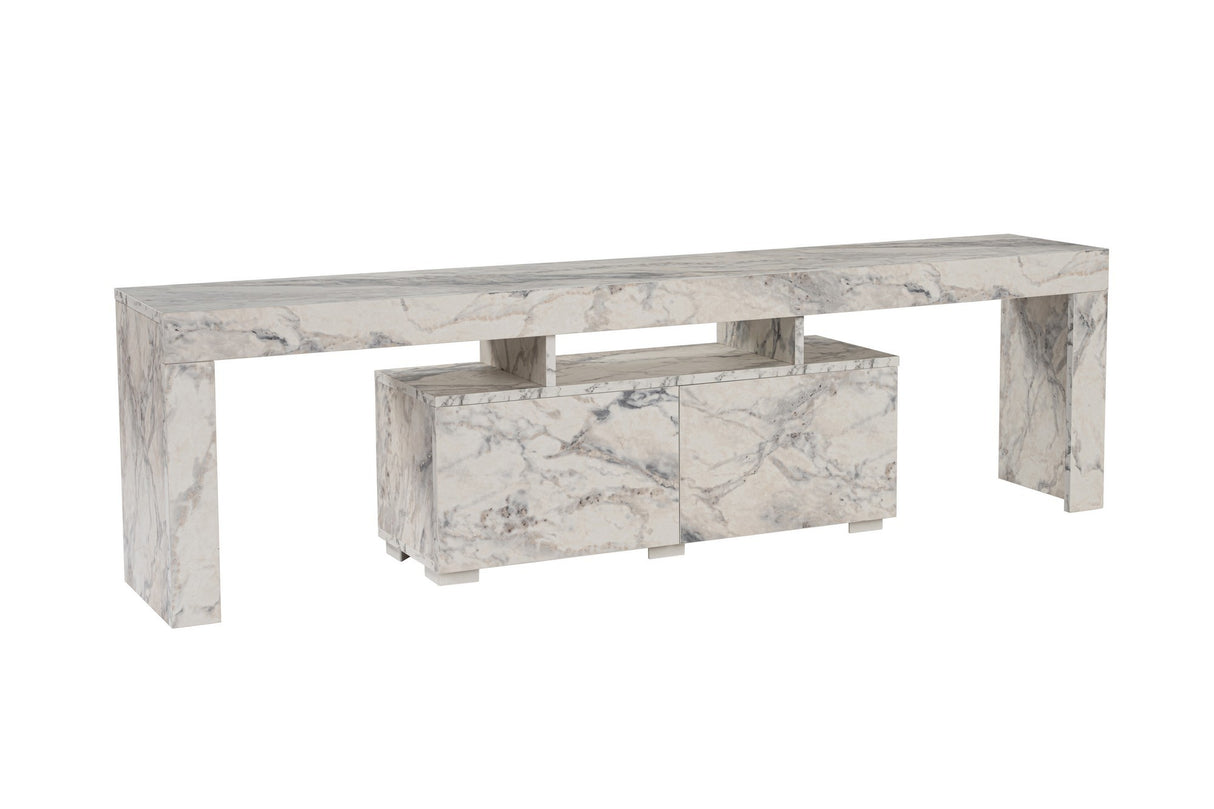 TV Meubels - TV Meubel Marmer Melamine Vertex 50x180x31,3 cm - Dimehouse