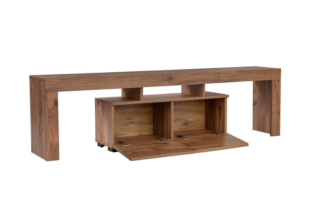 TV Meubels - TV Meubel Naturel Melamine Vertex 50x180x31,3 cm - Dimehouse