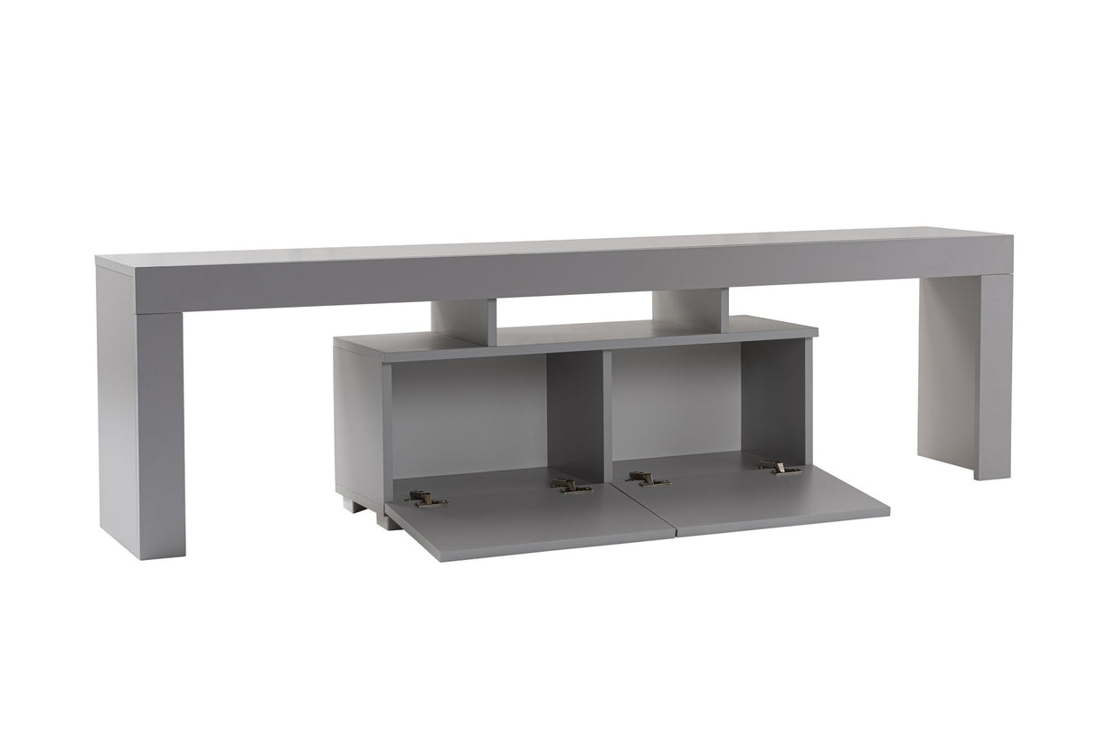 TV Meubels - TV Meubel Grijs Melamine Vertex 50x180x31,3 cm - Dimehouse