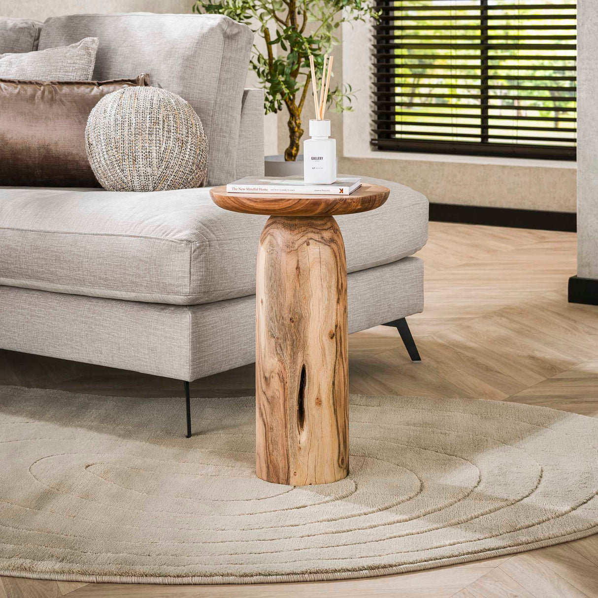 Bijzettafels - Bijzettafel Nova - Massief Acaciahout - 55 cm Hoog - Dimehouse