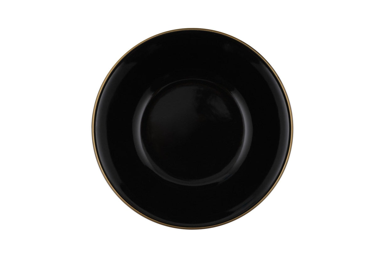 TY040424F650A841600MAET600 Schwarzgold, 100 % KERAMIK-STEINZEUG, 27 cm breit