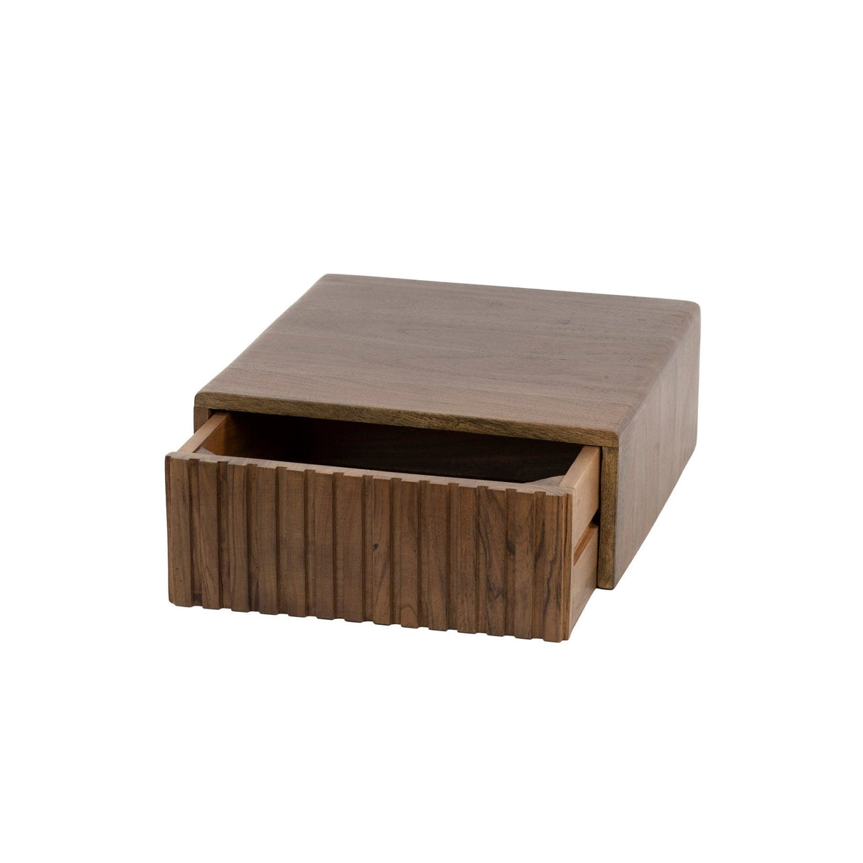 Nachtkastjes - Zwevend Nachtkastje Dex Acaciahout Drift brown 1 lade - Dimehouse