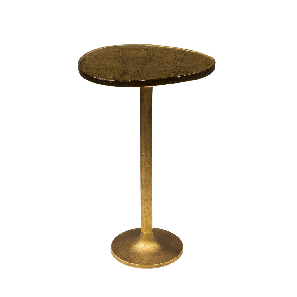 Bijzettafels - Bijzettafel Aurum Antiek Goud 60 cm - Dimehouse