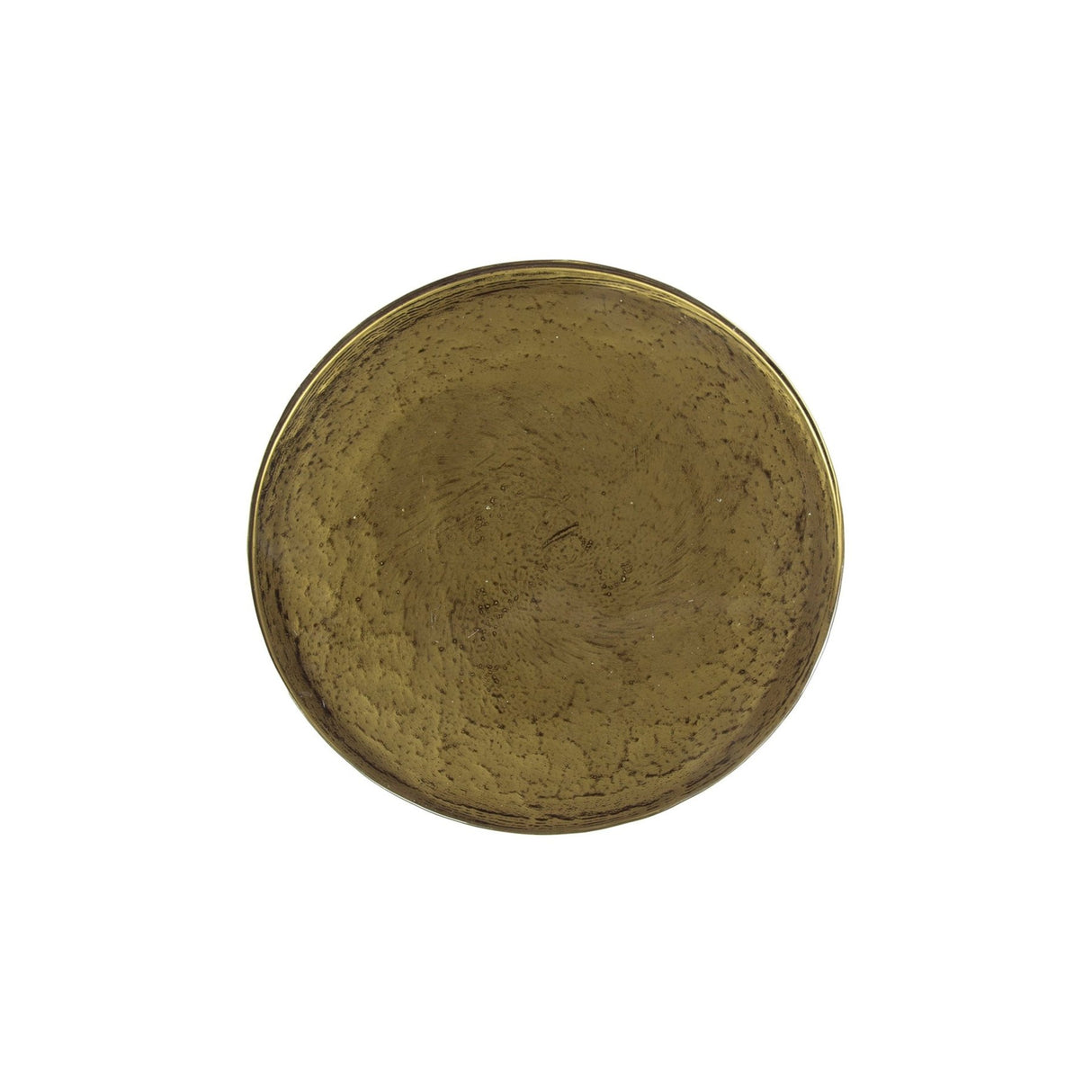 Bijzettafels - Bijzettafel Vesto Druppelvorm Antiek Goud 45 cm - Dimehouse