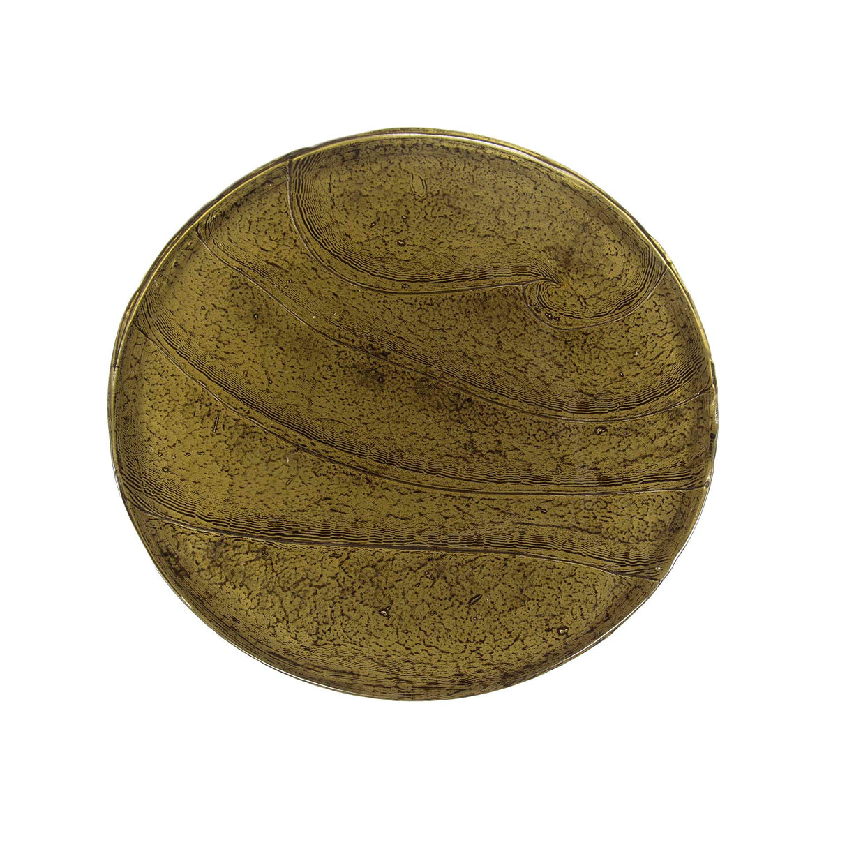 Bijzettafels - Bijzettafel Vesto Druppelvorm Antiek Goud 60 cm - Dimehouse