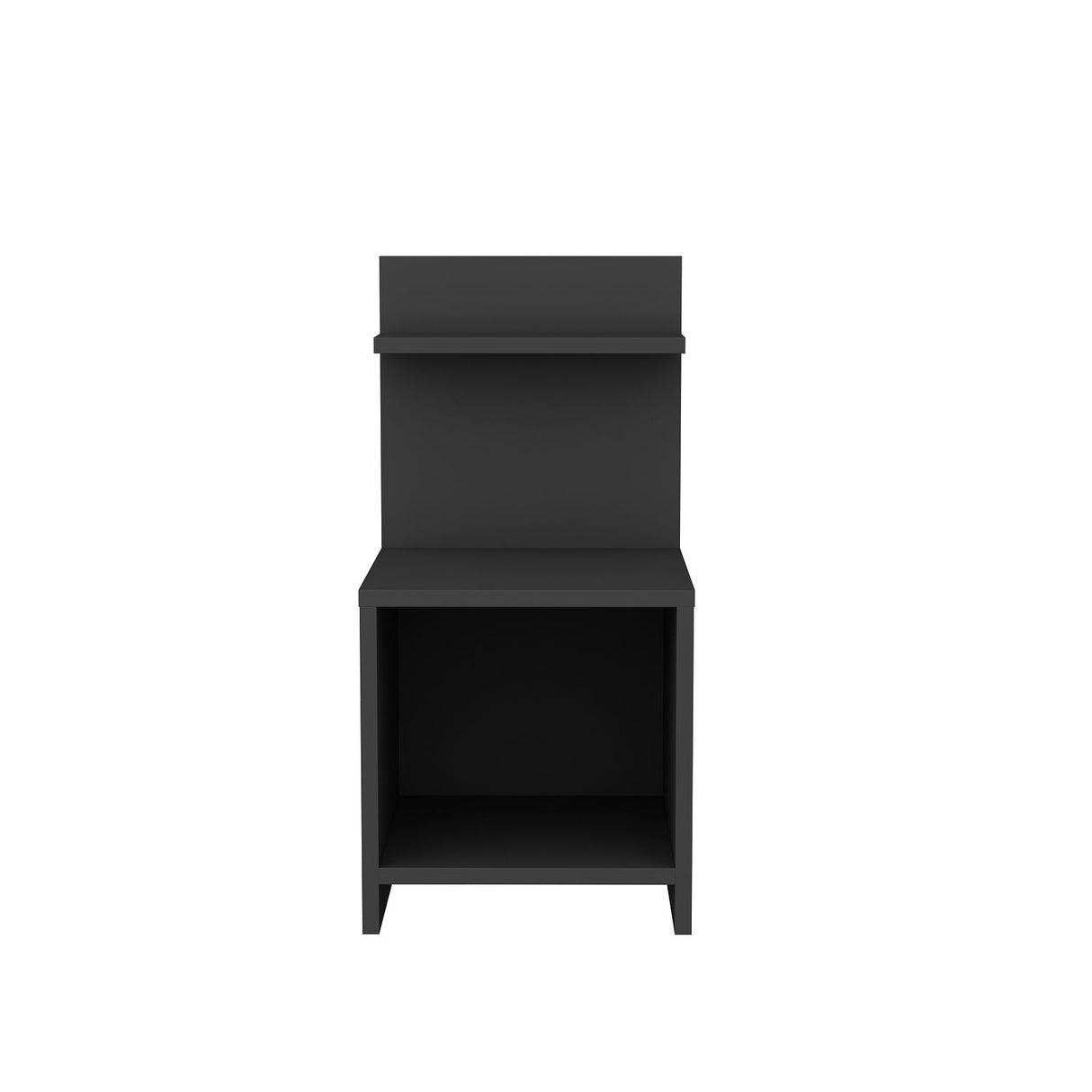 Ullman Beistellschrank Anthrazit 72 cm Melaminbeschichtete Möbelplatte