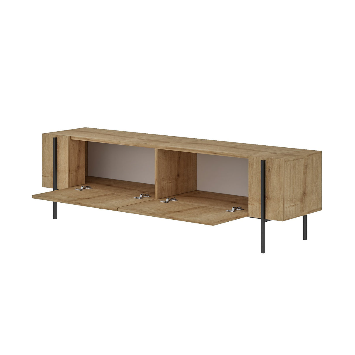 Herman TV-Möbel Sapphire Eichenoptik 160 cm Geprägtes Holzkomposit