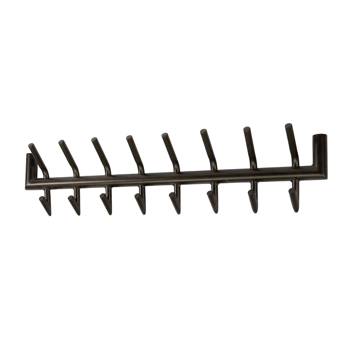 Kapstokken - Kapstok Kym Drift Brown 2x8 Haken 78 cm - Dimehouse