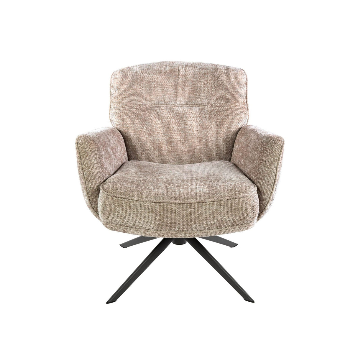 Fauteuils - Savona draaibare fauteuil Hoven Rich Stof Zand - Dimehouse