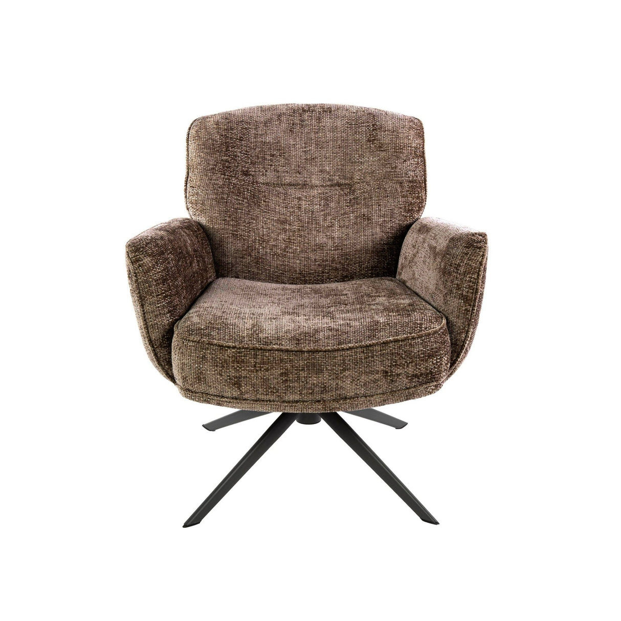 Fauteuils - Savona draaibare fauteuil Hoven Rich Stof Champagne - Dimehouse