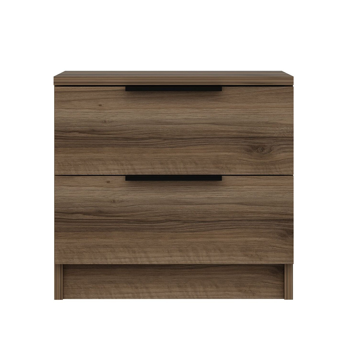 Nachtkastjes - Nachtkastje Kala Plus Walnoot Melamine 54x40x47 cm - Dimehouse