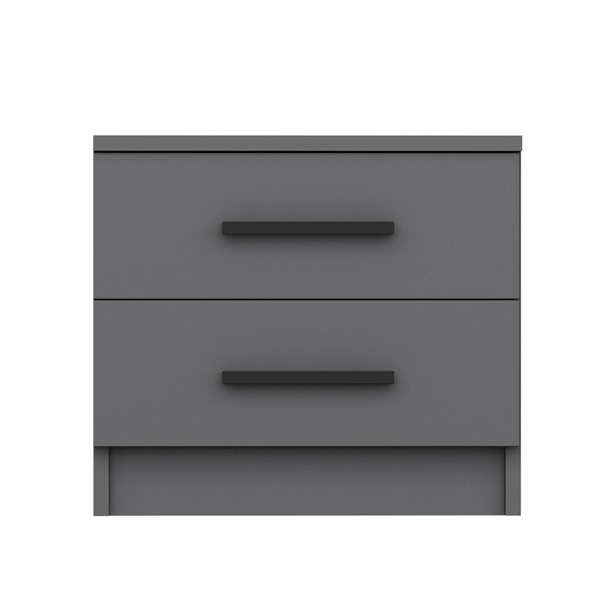 Nachtkastjes - Nachtkastje Kale Antraciet Melamine 50x40x47 cm - Dimehouse