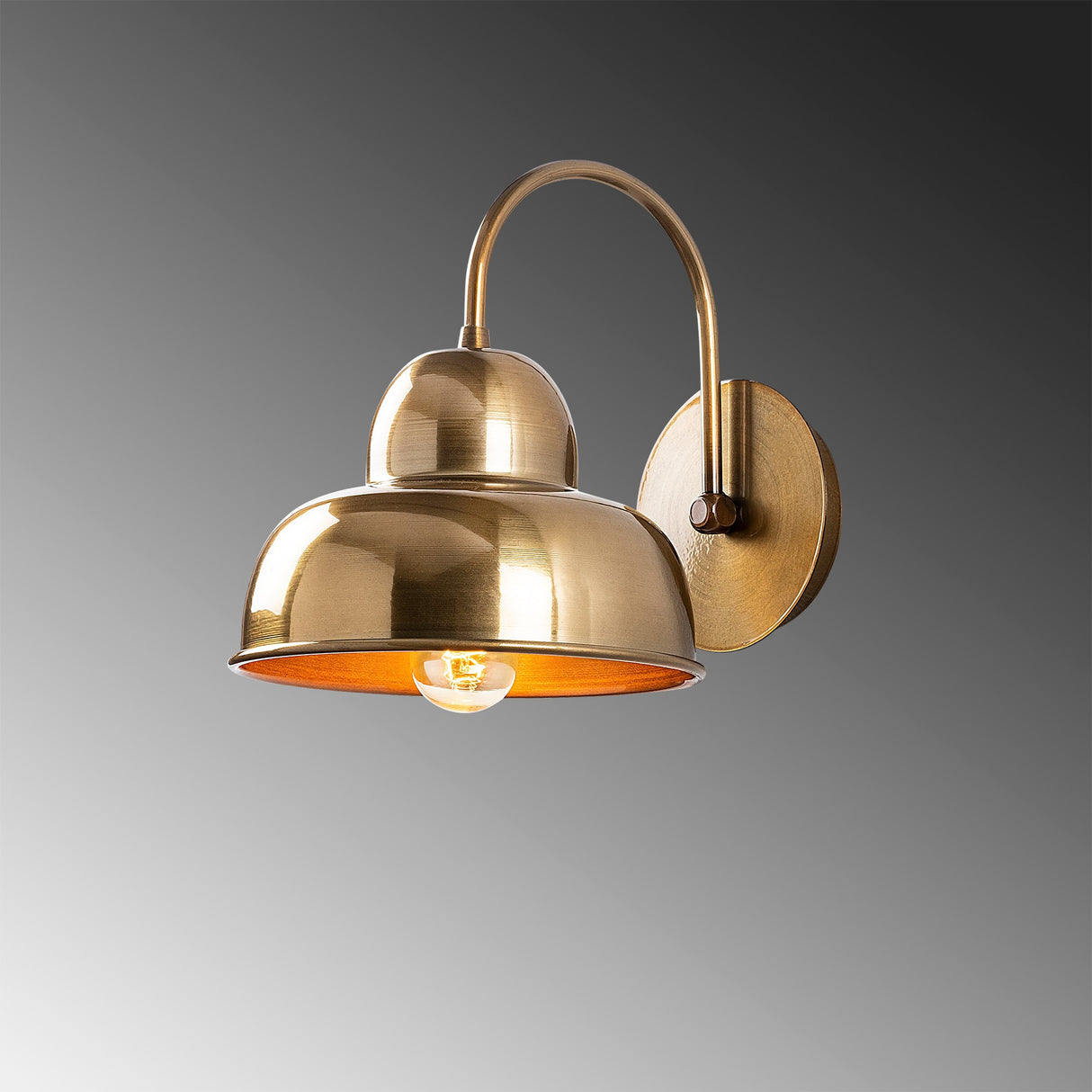 Wandlampen - Wandlamp Goud Metaal Allure - Dimehouse