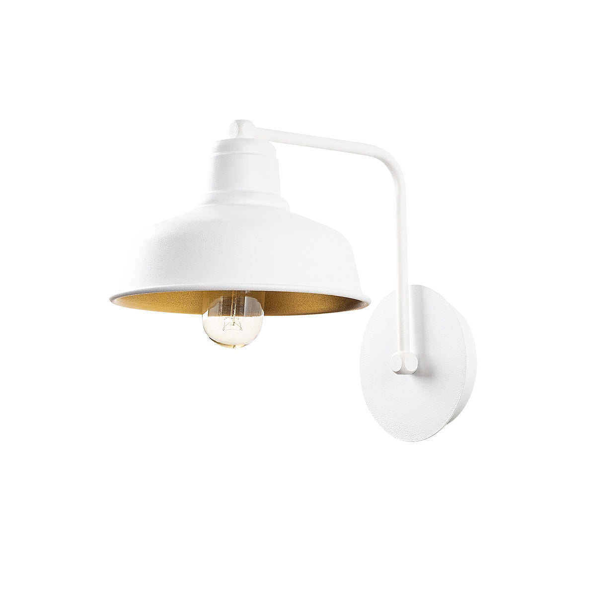 Wandlampen - Wandlamp Wit Metaal Allure - Dimehouse