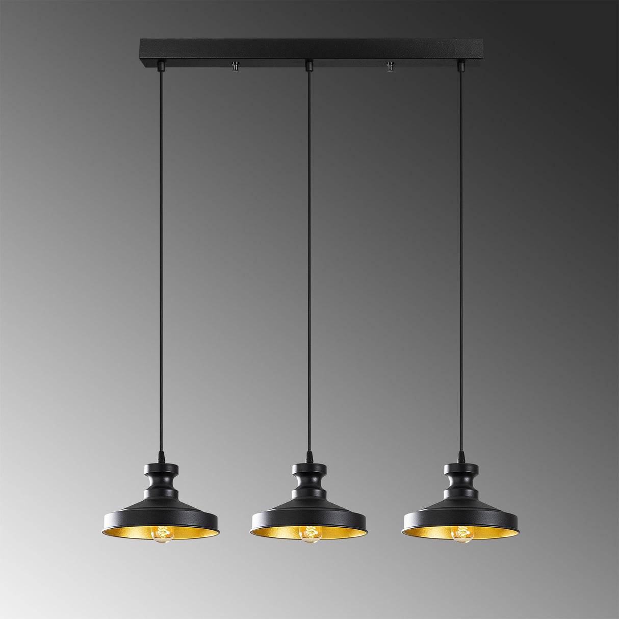 Hanglampen - Hanglamp Zwart Metaal Allure - Dimehouse