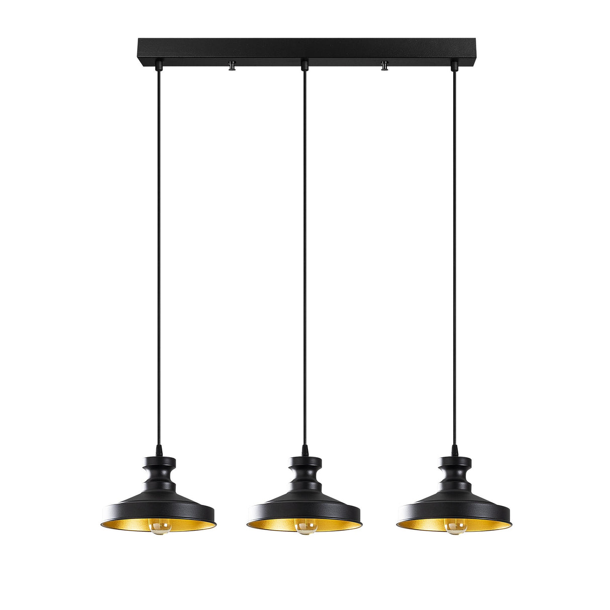 Hanglampen - Hanglamp Zwart Metaal Allure - Dimehouse