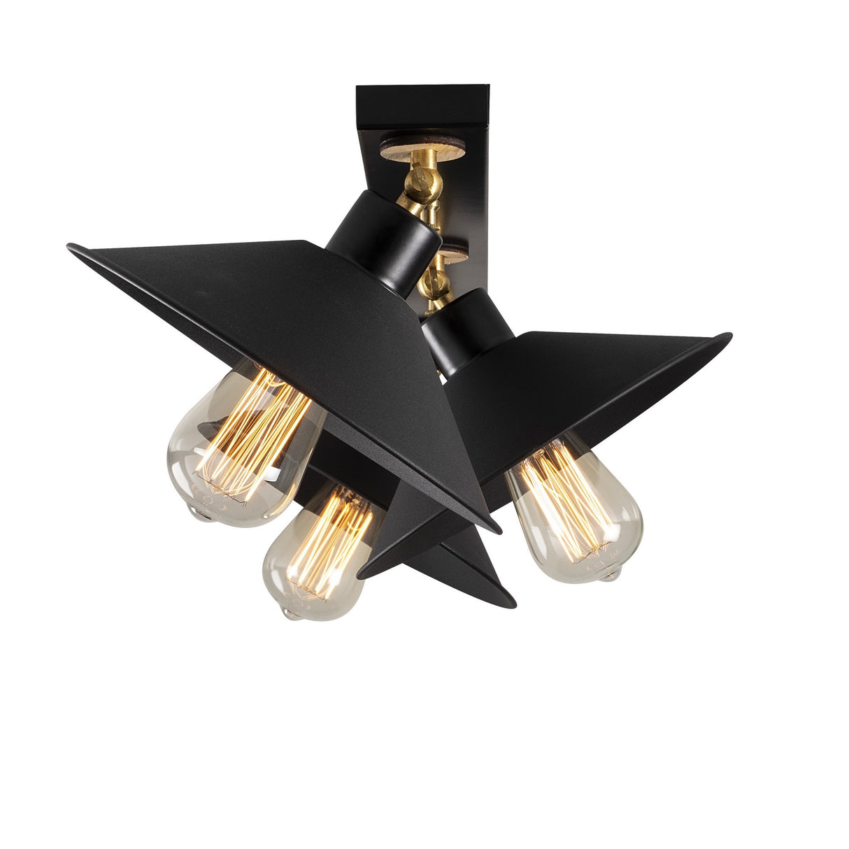 Hanglampen - Hanglamp 3 - lichts Zwart Metaal Allure - Dimehouse