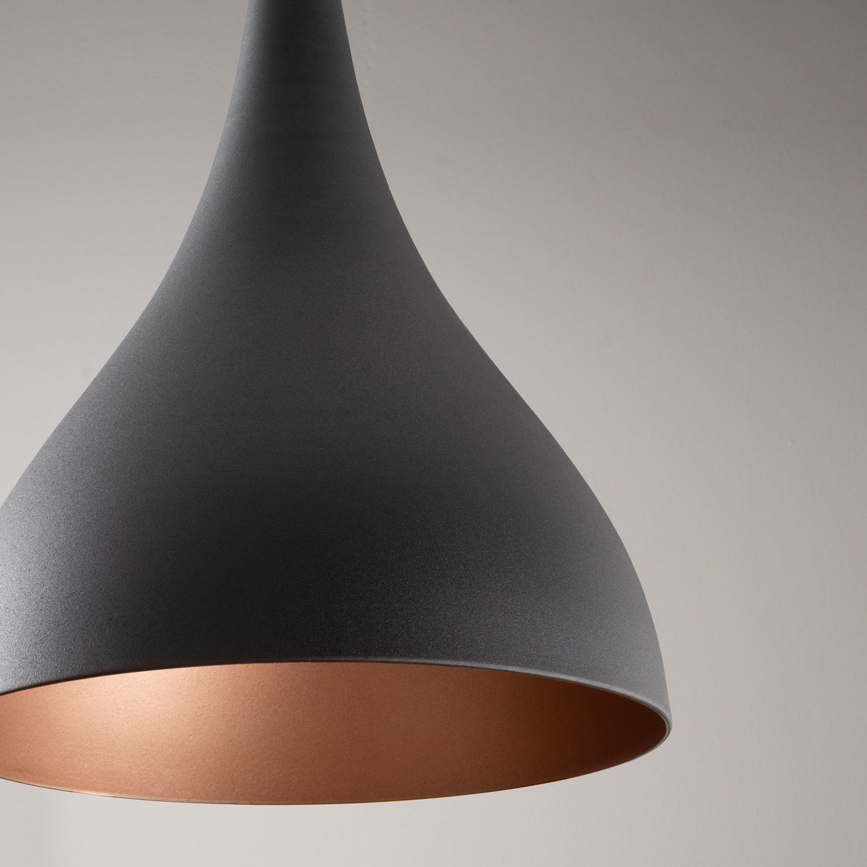 Hanglampen - Hanglamp 1 - lichts Zwart Drop Metaal Allure - Dimehouse