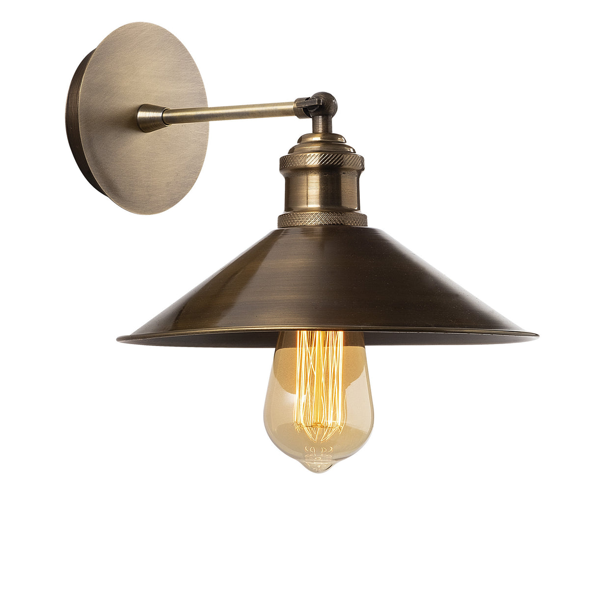 Wandlampen - Wandlamp Bronskleurig Metaal Allure - Dimehouse