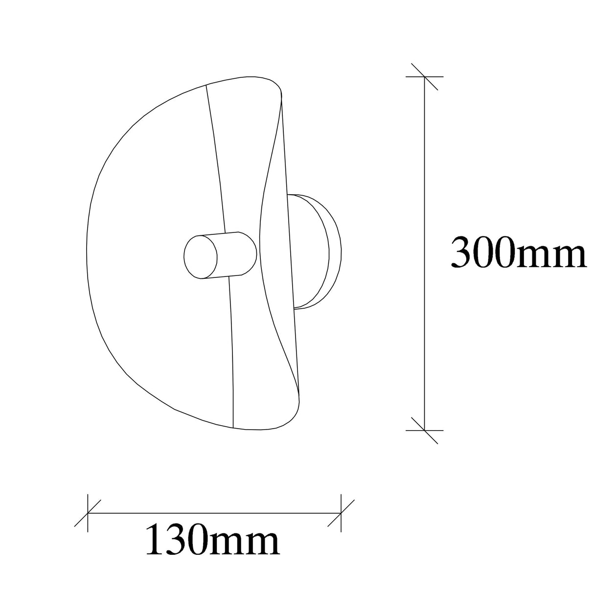 Wandlampen - Wandlamp Zwart Goud Metaal Echelon - Dimehouse