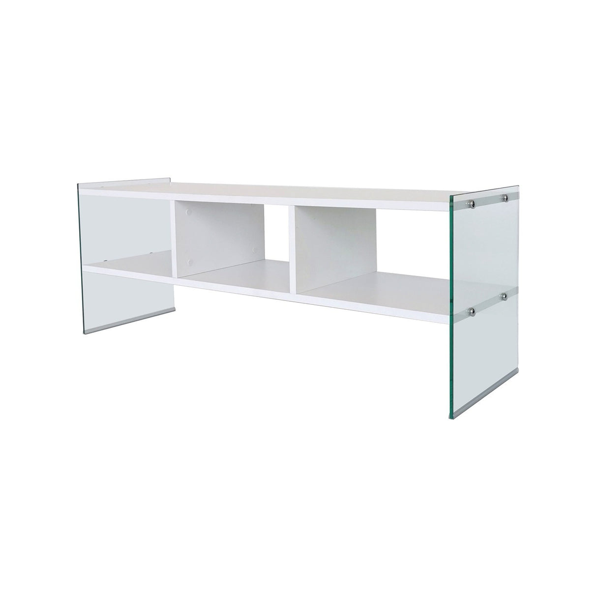 TV Meubels - TV Meubel Coral Wit Melamine 120x45x35 cm - Dimehouse
