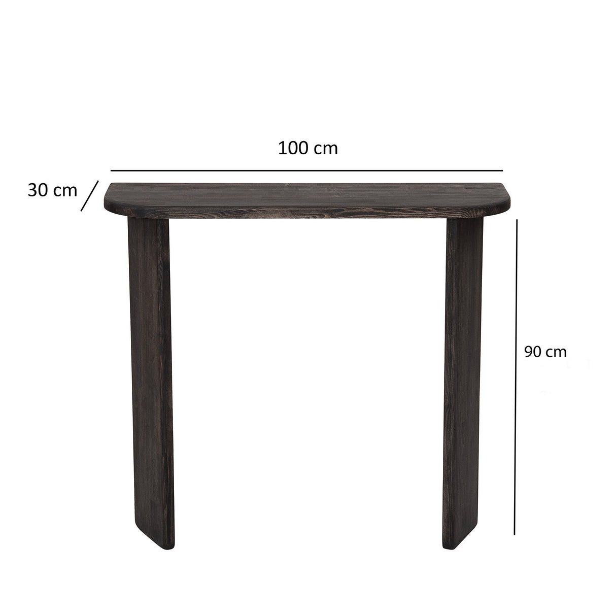 Kaptafels - Kaptafel Ikigai Antraciet Hout - Dimehouse