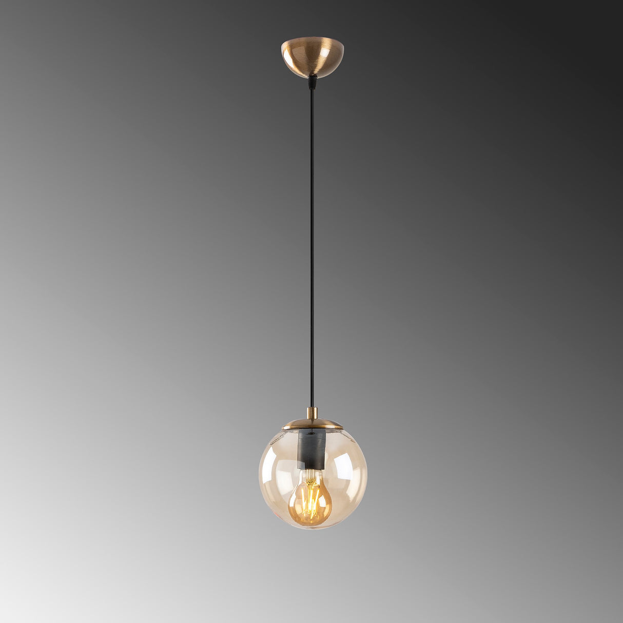 Hanglampen - Hanglamp Geel Glas Comet - Dimehouse