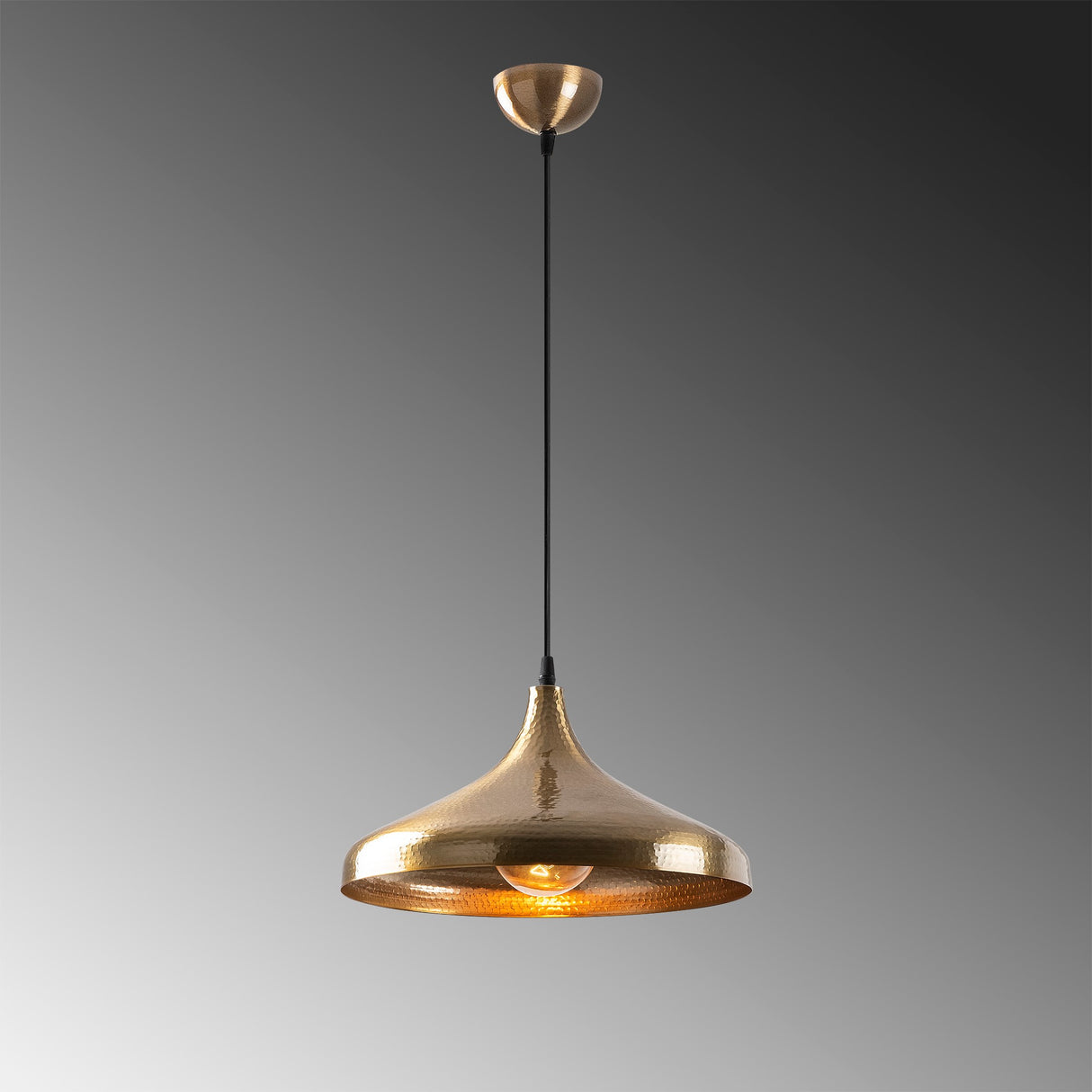 Hanglampen - Hanglamp Bronskleurig Metaal Eclipse - Dimehouse