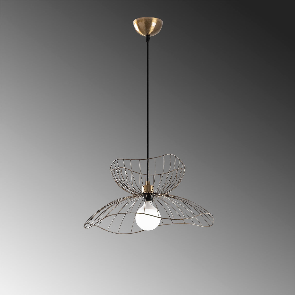 Hanglampen - Hanglamp Bronskleurig Metaal Twilight - Dimehouse