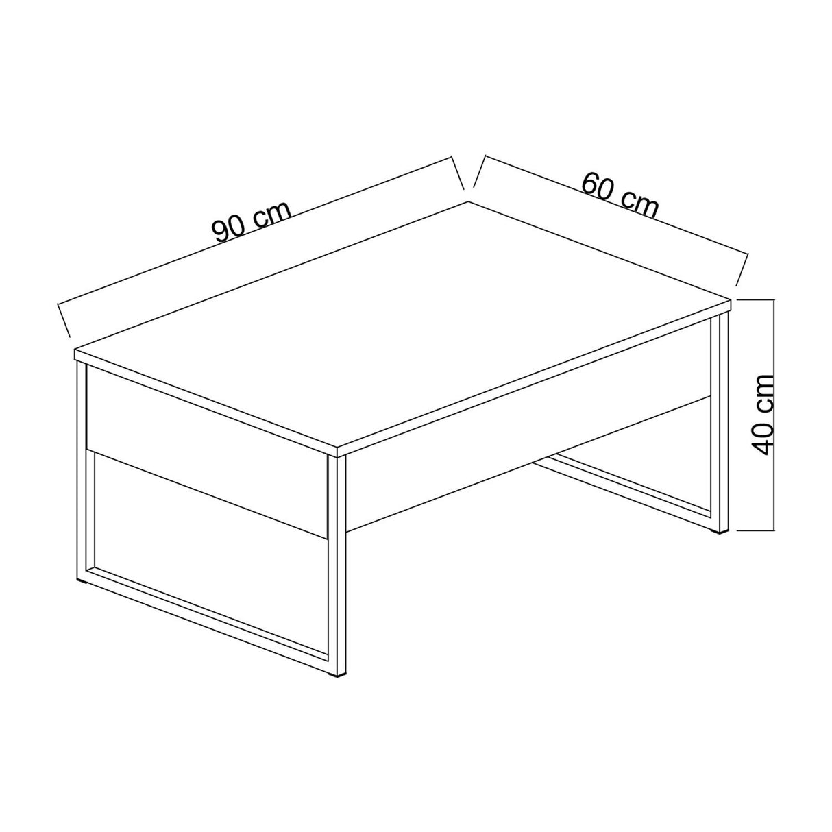 Meubelsets - Meubelset Wit Luxe - Salontafel + TV Meubel - Gouden Frame - Dimehouse