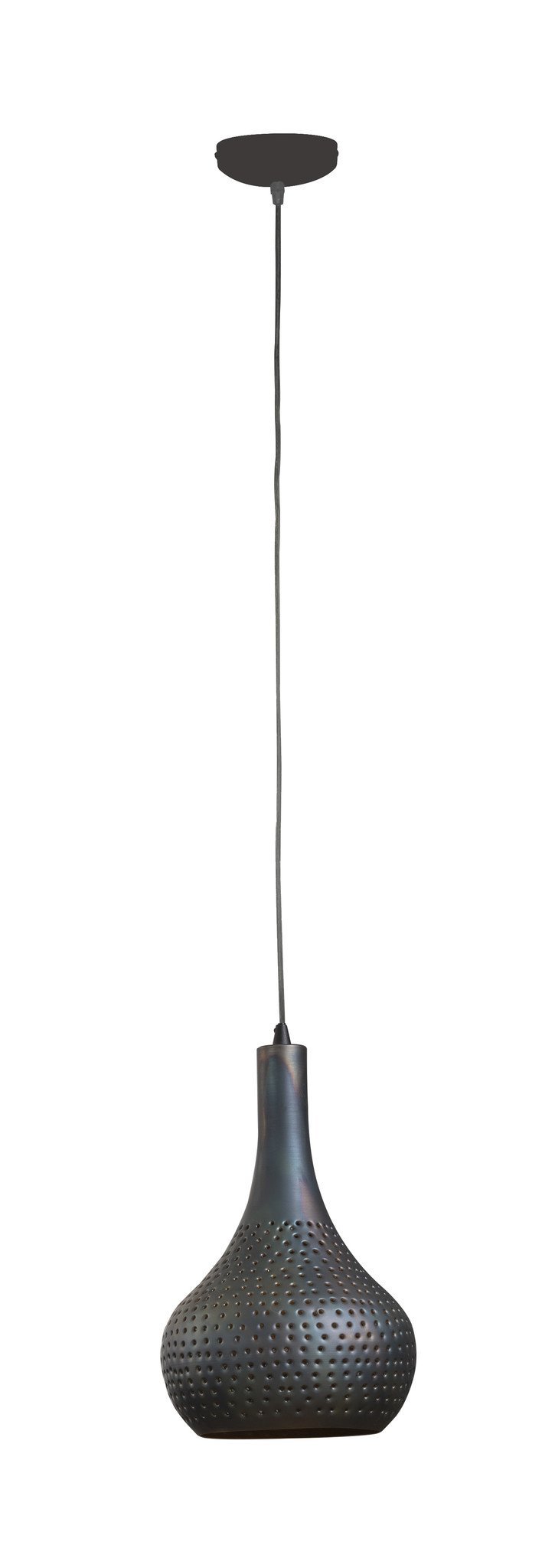 Hängelampe Aya 1 Schwarz-Braun DH Innenraum Braun LxBxH 46x28x27 Schwarzbraun Weiß Foto Vorderansicht