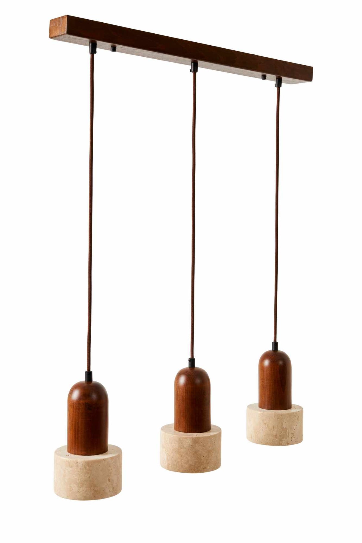 Loer R - Walnussbeige Walnuss-Travertin-Kappe