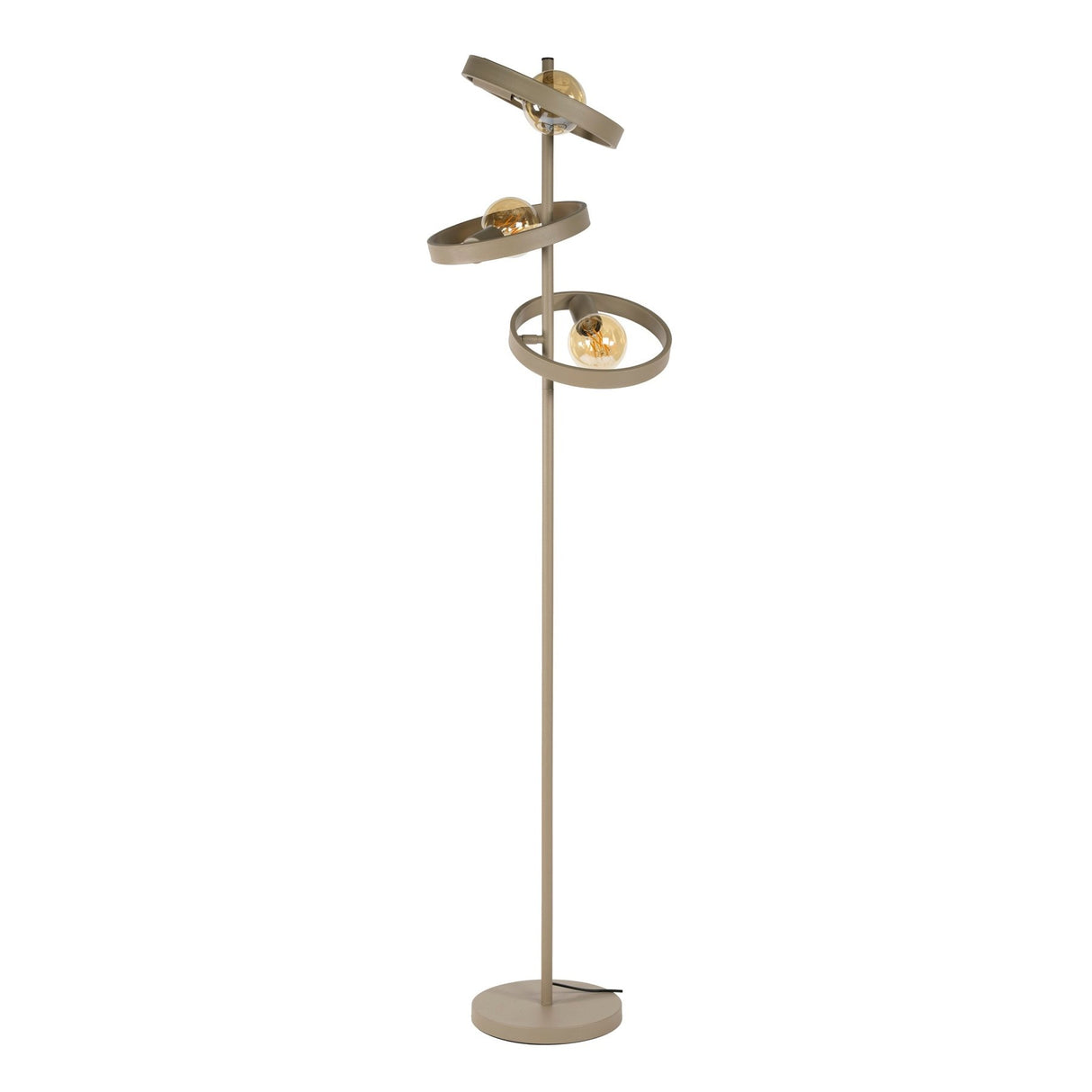 Vloerlampen - Moderne Vloerlamp Otan 3L Beige 155 cm - Dimehouse