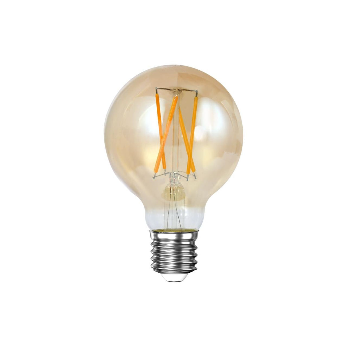 Lichtbronnen - Lichtbron LED filament bol Ø7 amberkleurig glas - Dimehouse