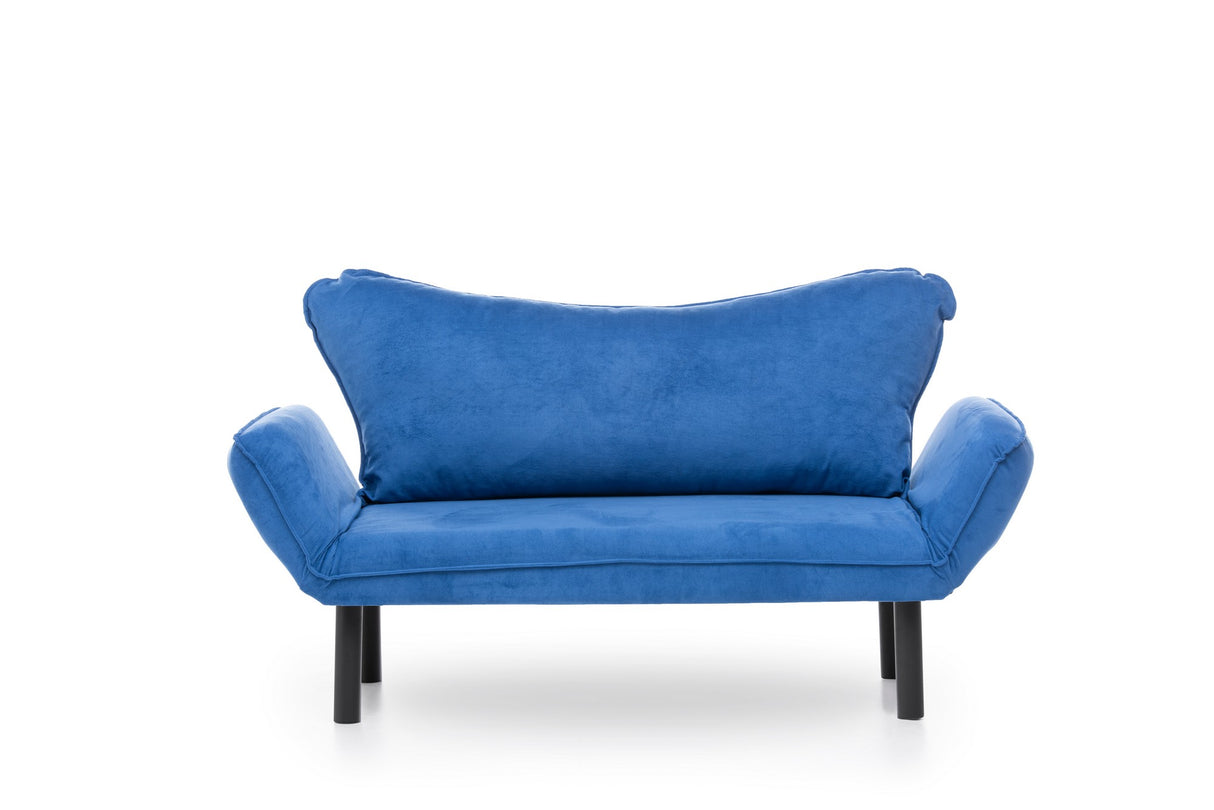 Banken - Slaapbank Blauw Velvet - twee persoons - Chatto - Dimehouse