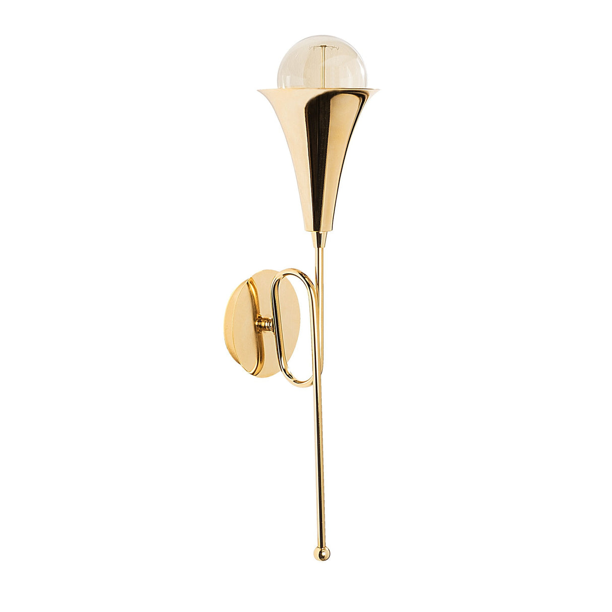 Wandlampen - Wandlamp Goud Metaal Havoc - Dimehouse