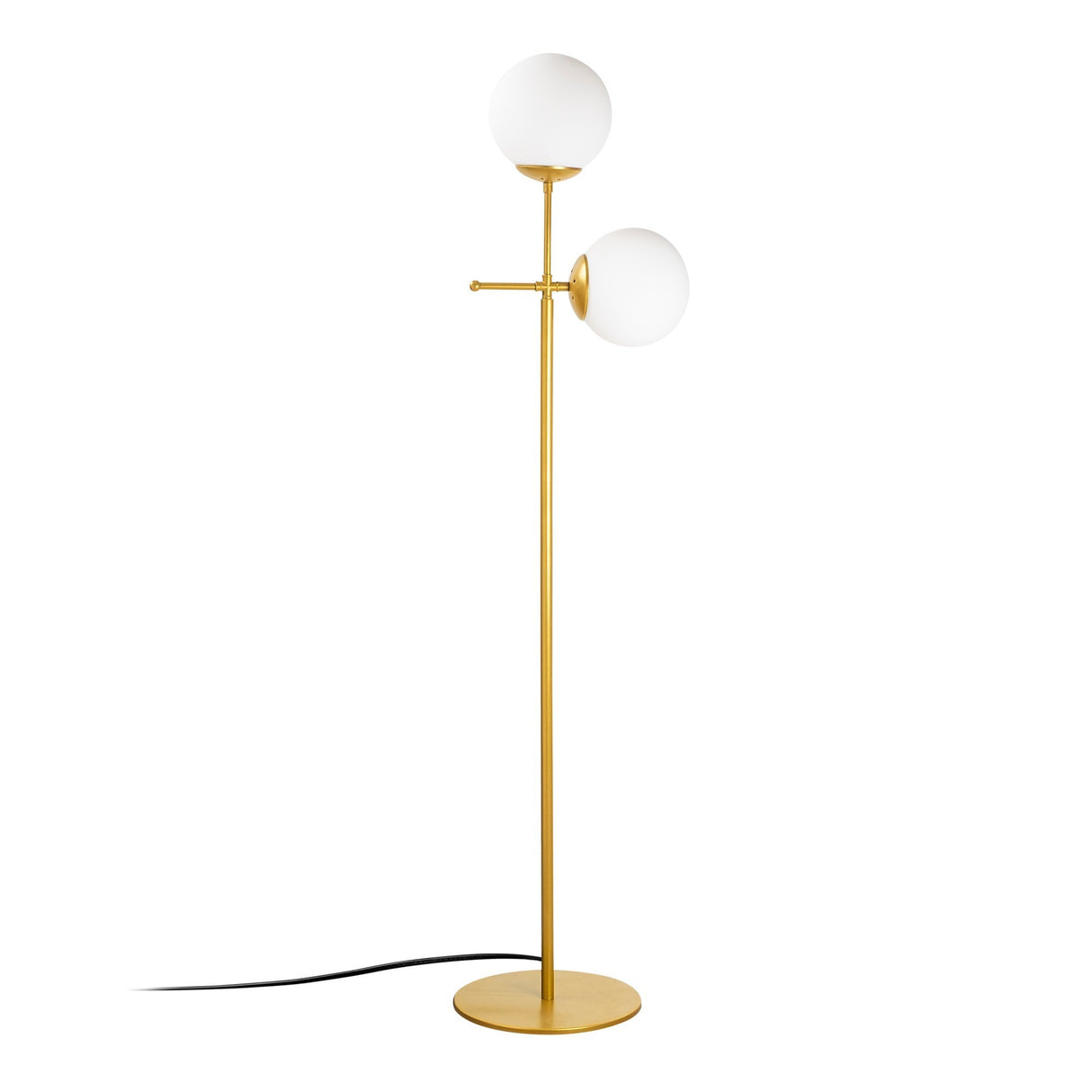 Vloerlampen - Vloerlamp Goud Glas Perla - Dimehouse