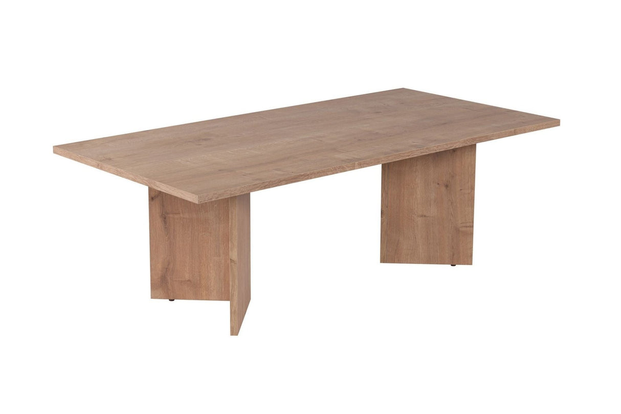 Salontafels - Rechthoekige Salontafel Siban Sapphire Eikenhout look - 119x60 cm - Dimehouse