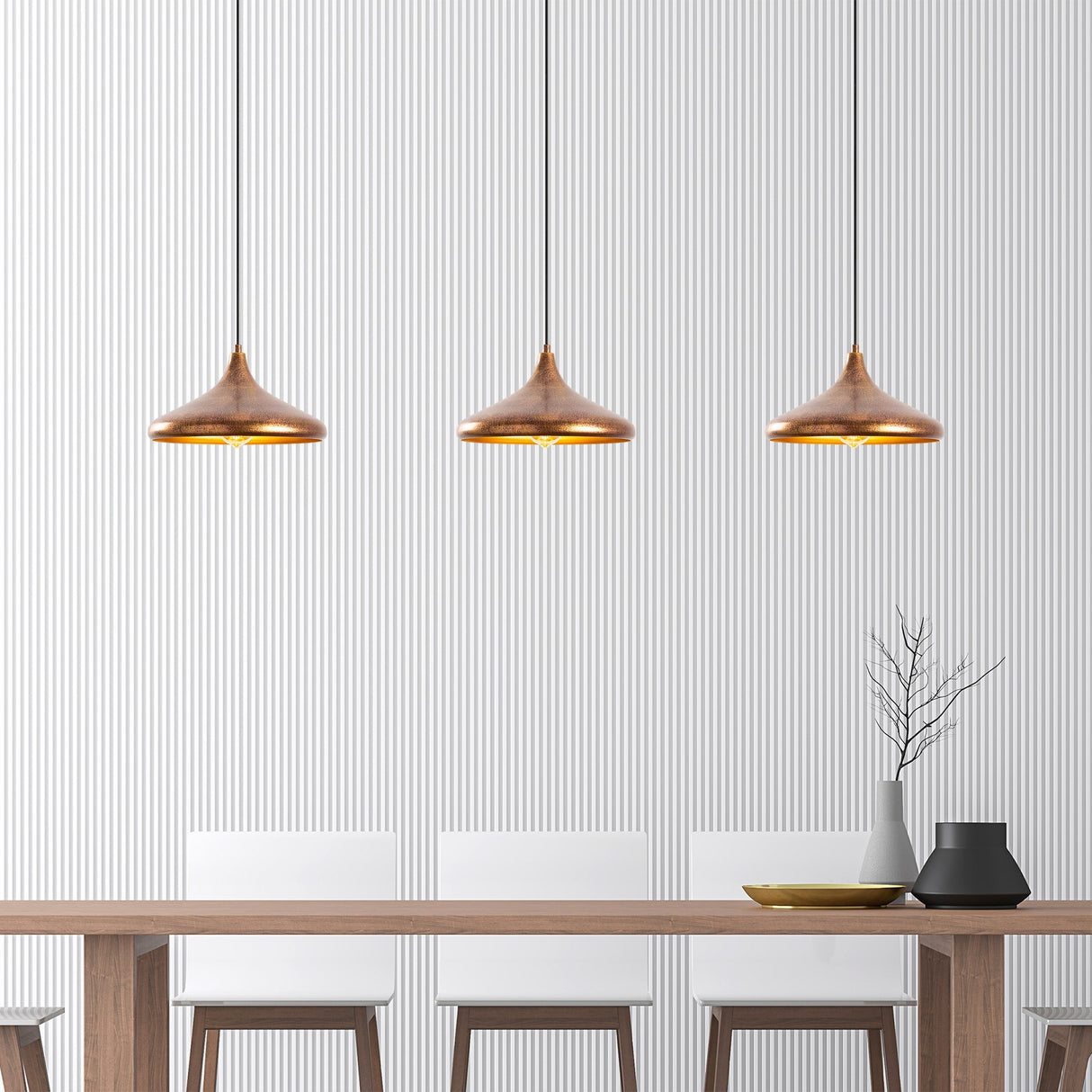 Hanglampen - Hanglamp 1 - lichts Metaal Arcadia - Dimehouse