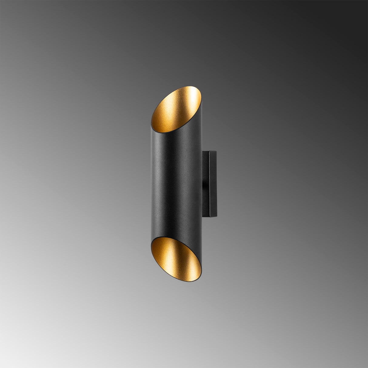 Wandlampen - Wandlamp Zwart Goud Metaal Juniper - Dimehouse