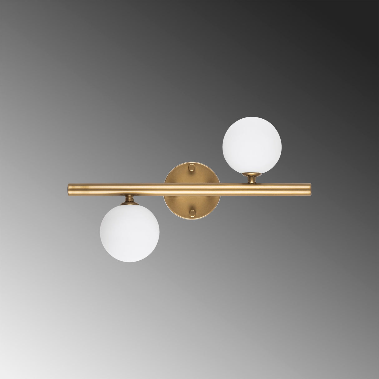 Wandlampen - Wandlamp Goud Glas Helios - Dimehouse