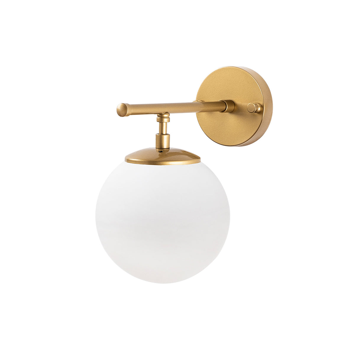 Wandlampen - Wandlamp Goud Glas Obsidian - Dimehouse