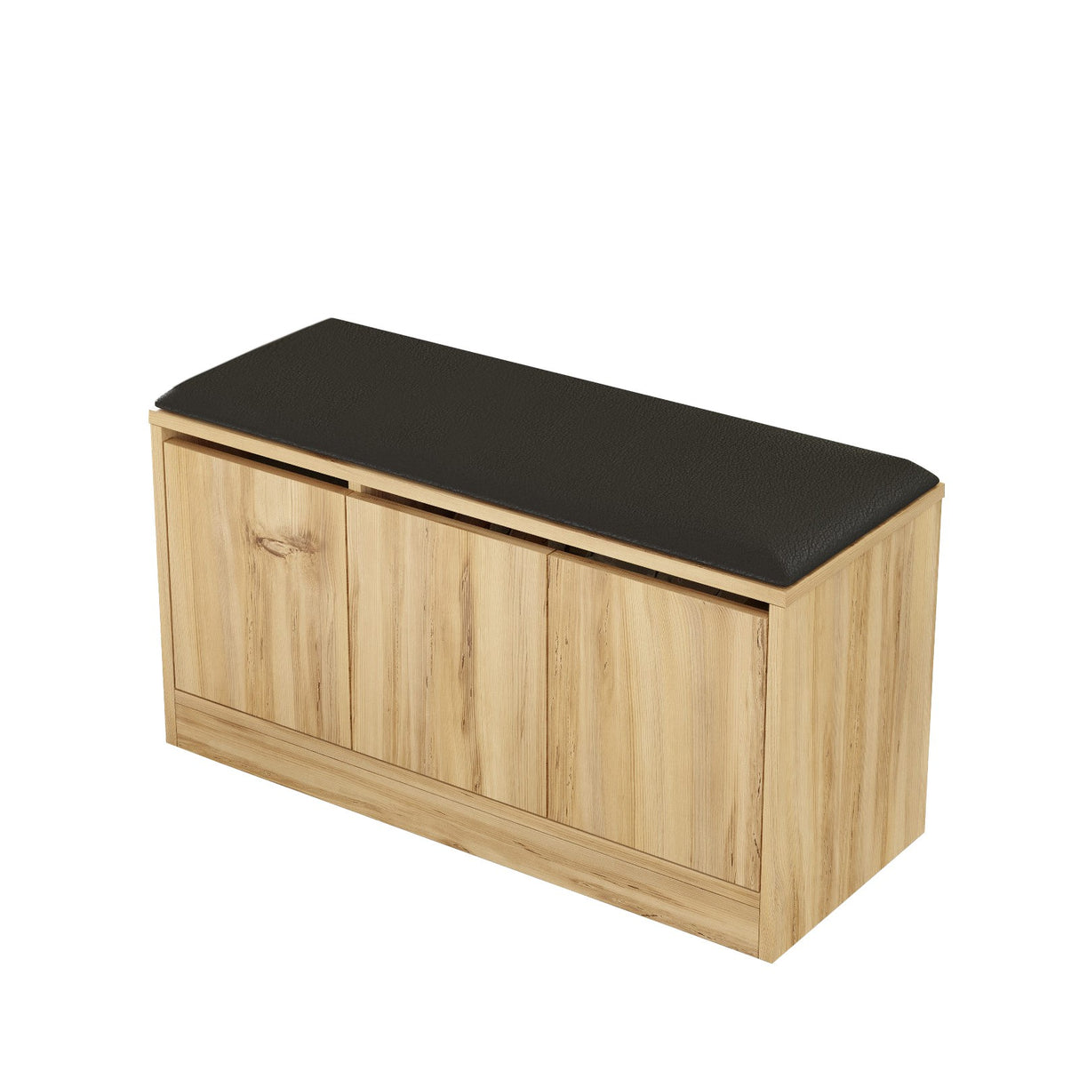 Schoenenkasten - Schoenenkast Aquila Eik Melamine 89,6x45,8x35,5 cm - Dimehouse