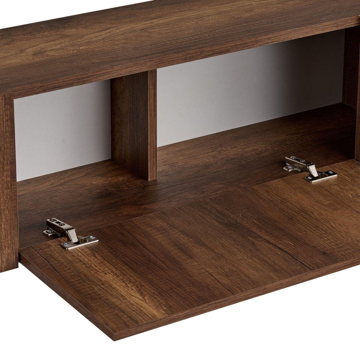 TV-Schrank Nexus in Walnussoptik mit Gold 180 cm Barocker Walnusslook mit Gold Melaminbeschichtetes Holz