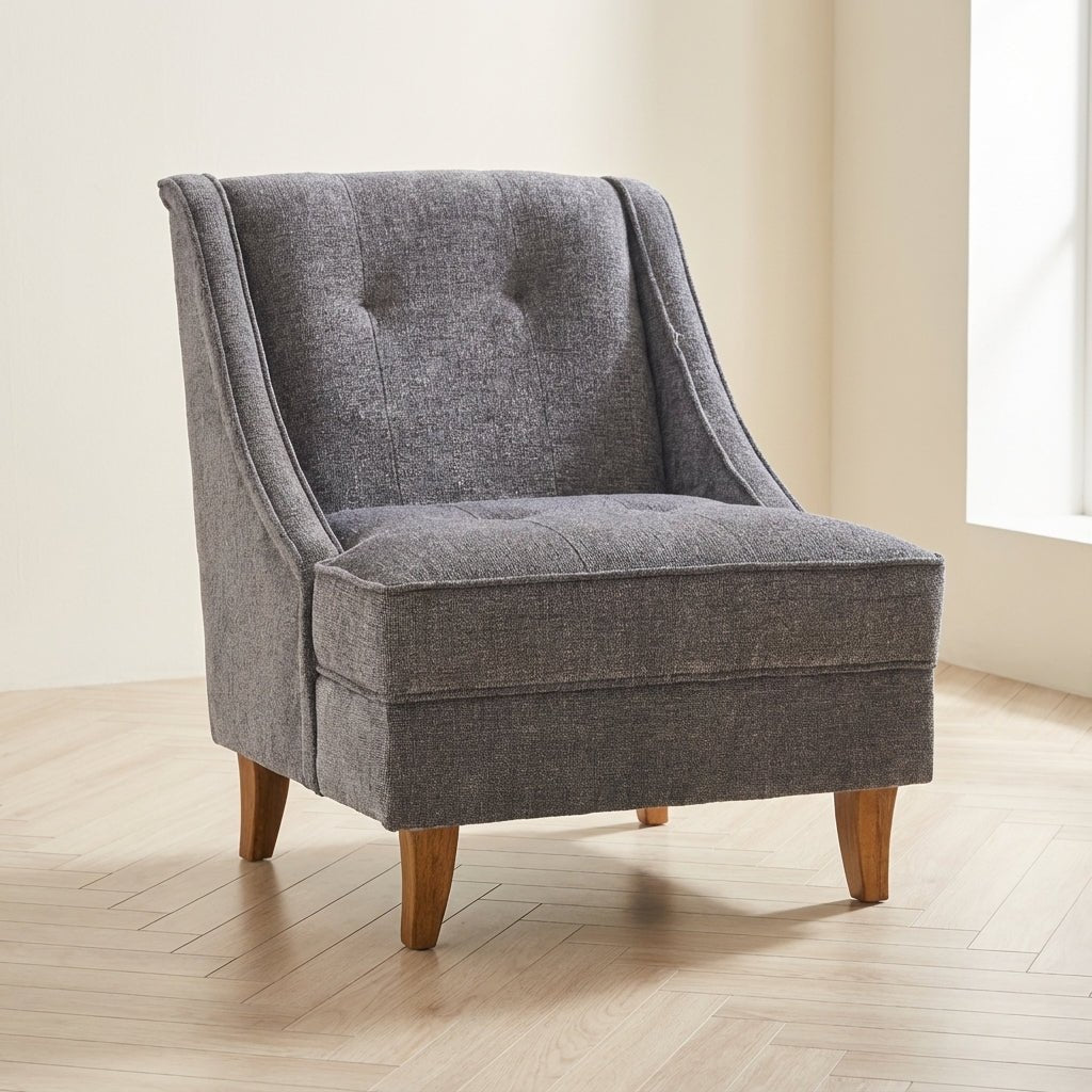 Sessel Ella Prestij Grey stimmungsvolles Foto in Modern Innenraum