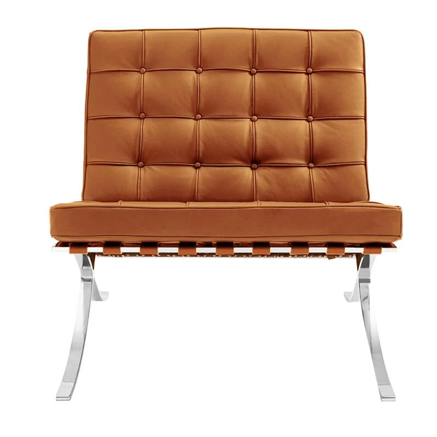 Fauteuils - Design fauteuil cognac premium leer Expo - Dimehouse